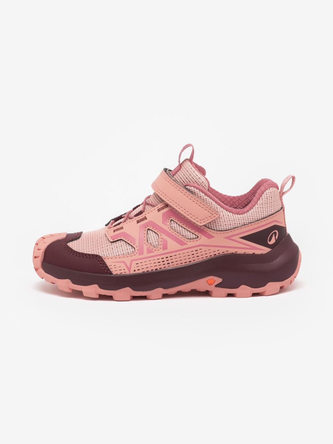 Decathlon Quechua - Kids Pink Crossrock Quick Lace Hiking Boots