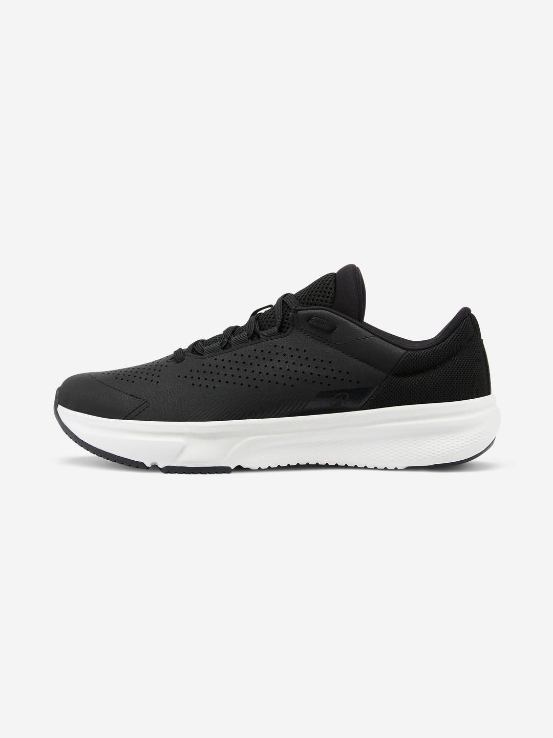 Decathlon Women Black and White Essential Icon Cushioned Gym Sports Shoes