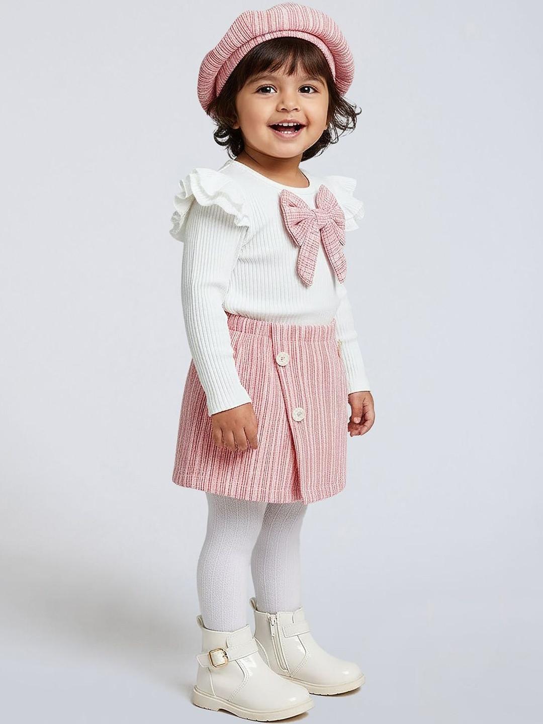 Hopscotch 2-Pc Striped Blouse & Skort Set