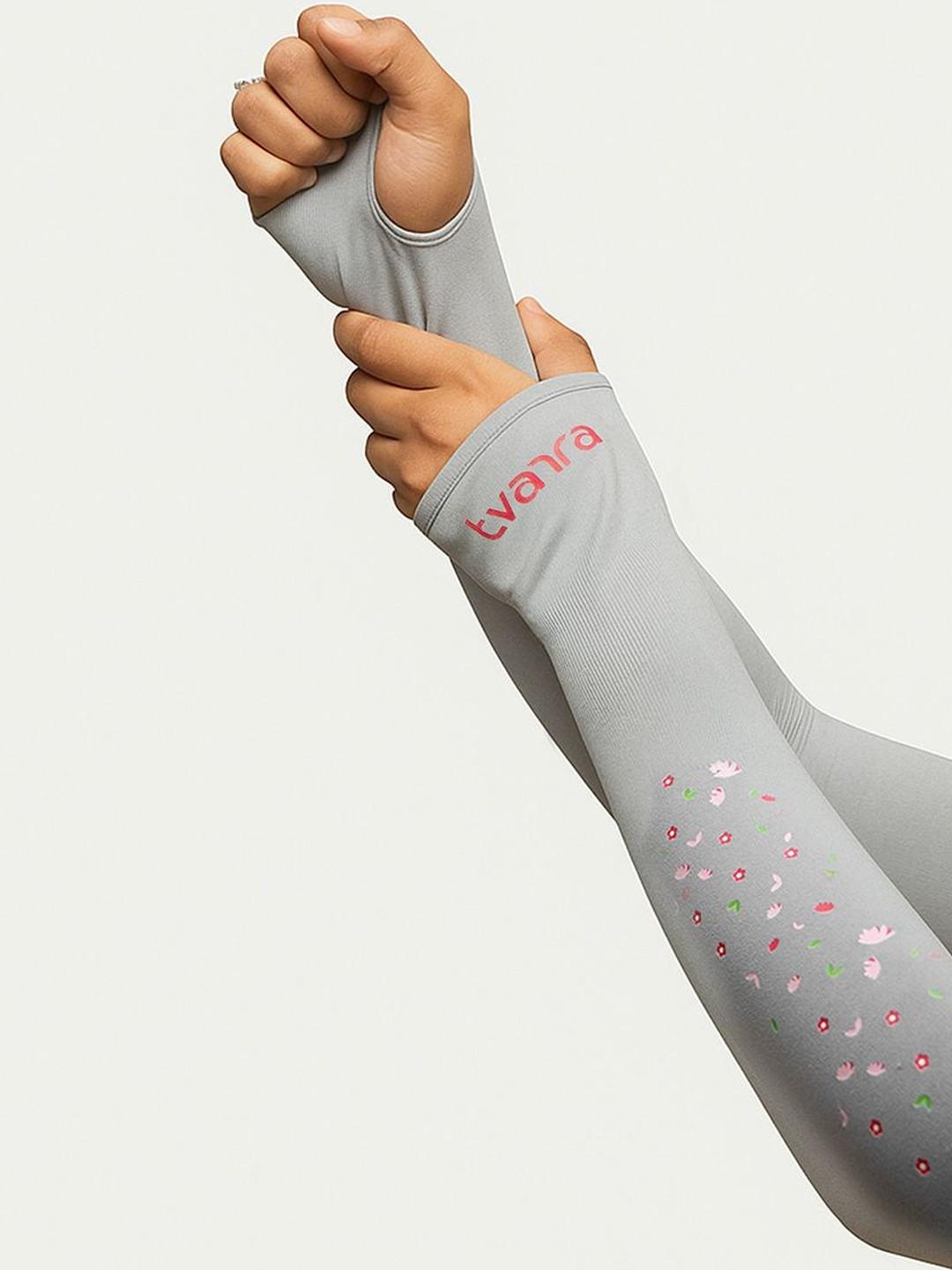 TVARRA Anti-Tan Fingerless Arm Sleeves Gloves
