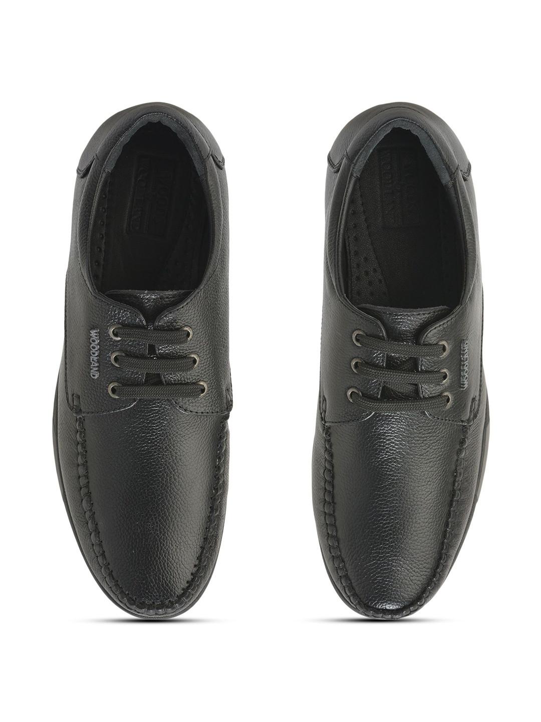 Woodland Men Leather Formal Derbys