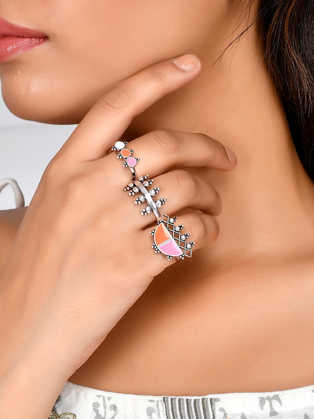 Bagh E Fiza Set of 3 Rings
