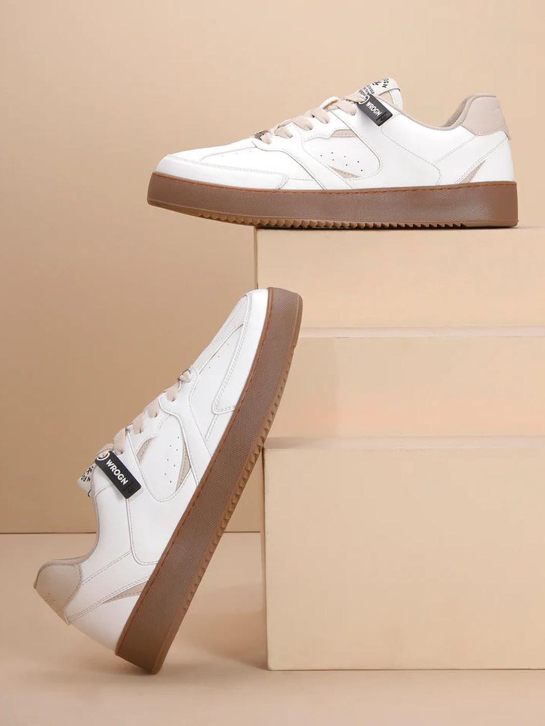 WROGN Men Colourblocked Lace Ups Casual Sneakers