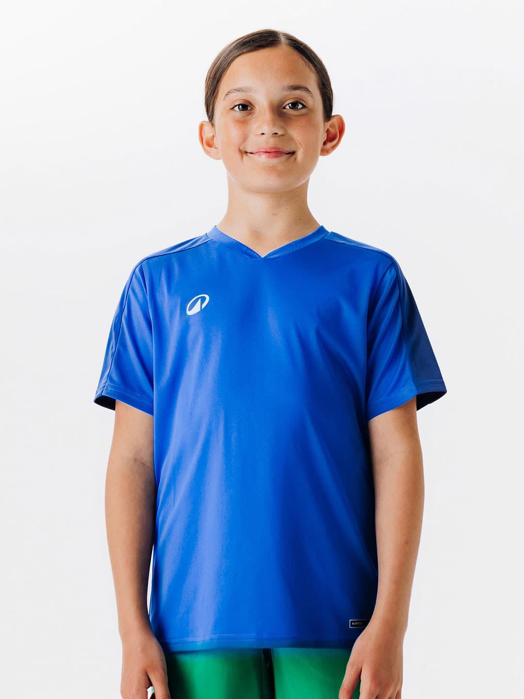 Decathlon Kipsta - Kids Blue Essential Moisture Managing Football Jersey