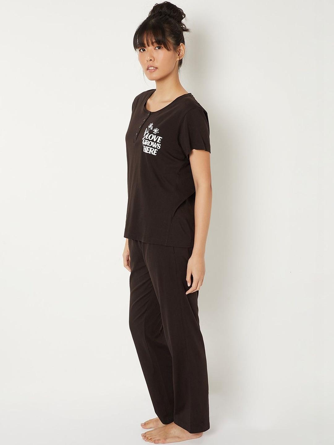 max Women Printed Night suit