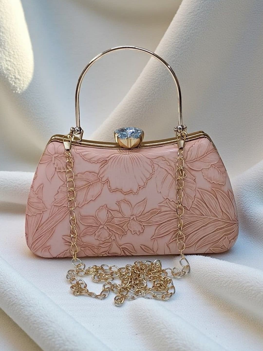 MISHA Textured Box Clutch