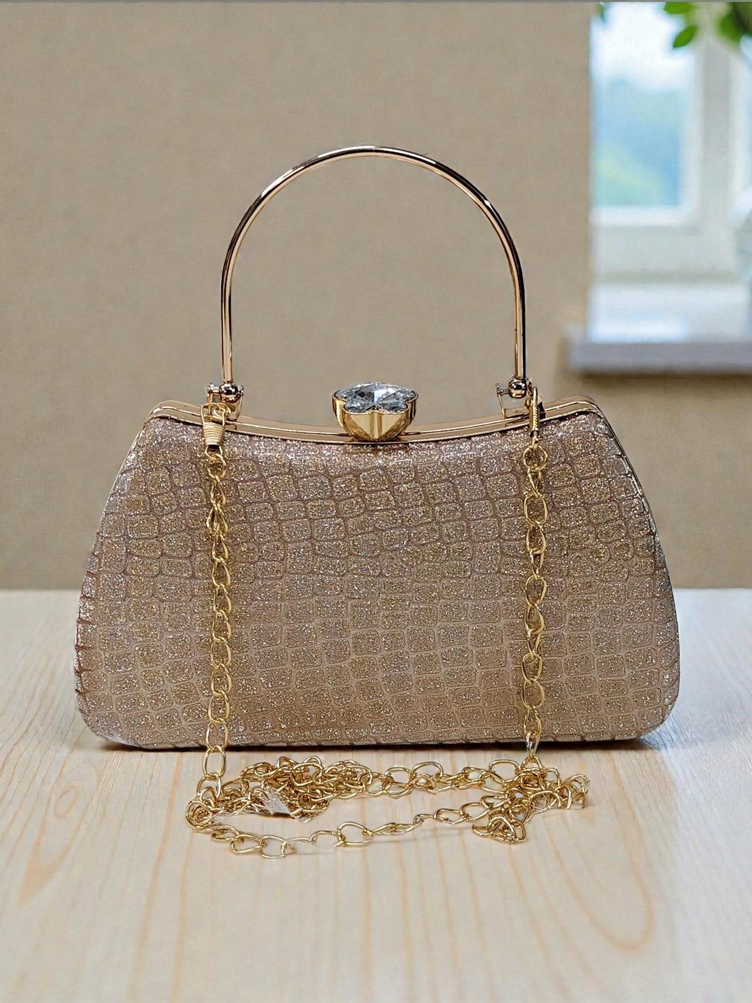 MISHA Textured Box Clutch