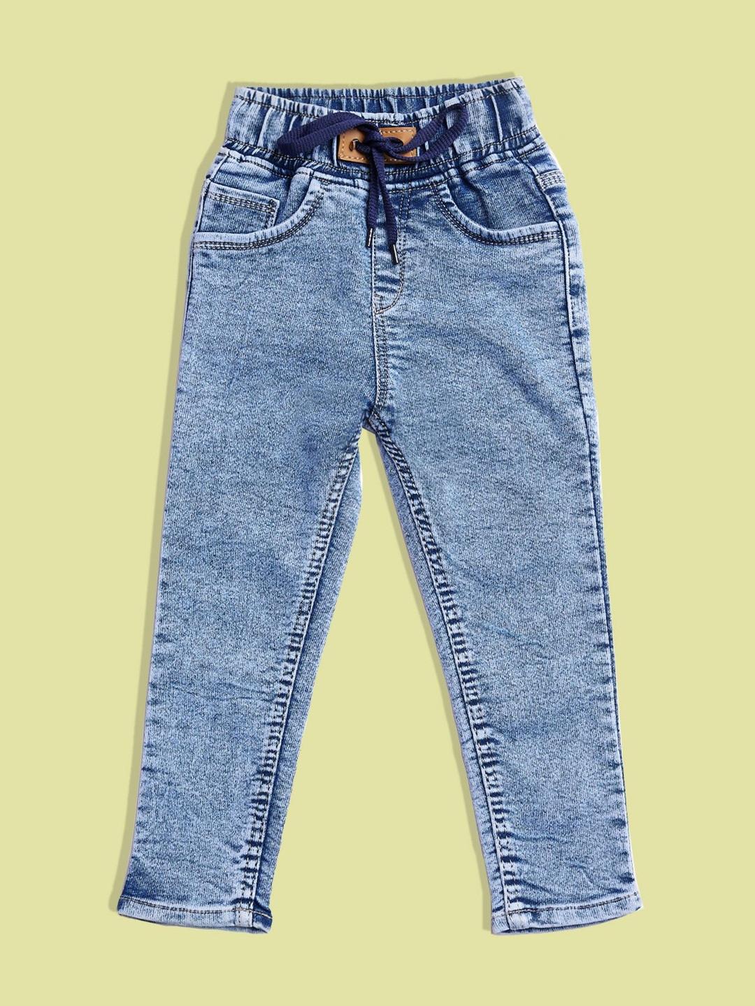 Killer Boys Slim Fit Mid-Rise Light Fade Jeans