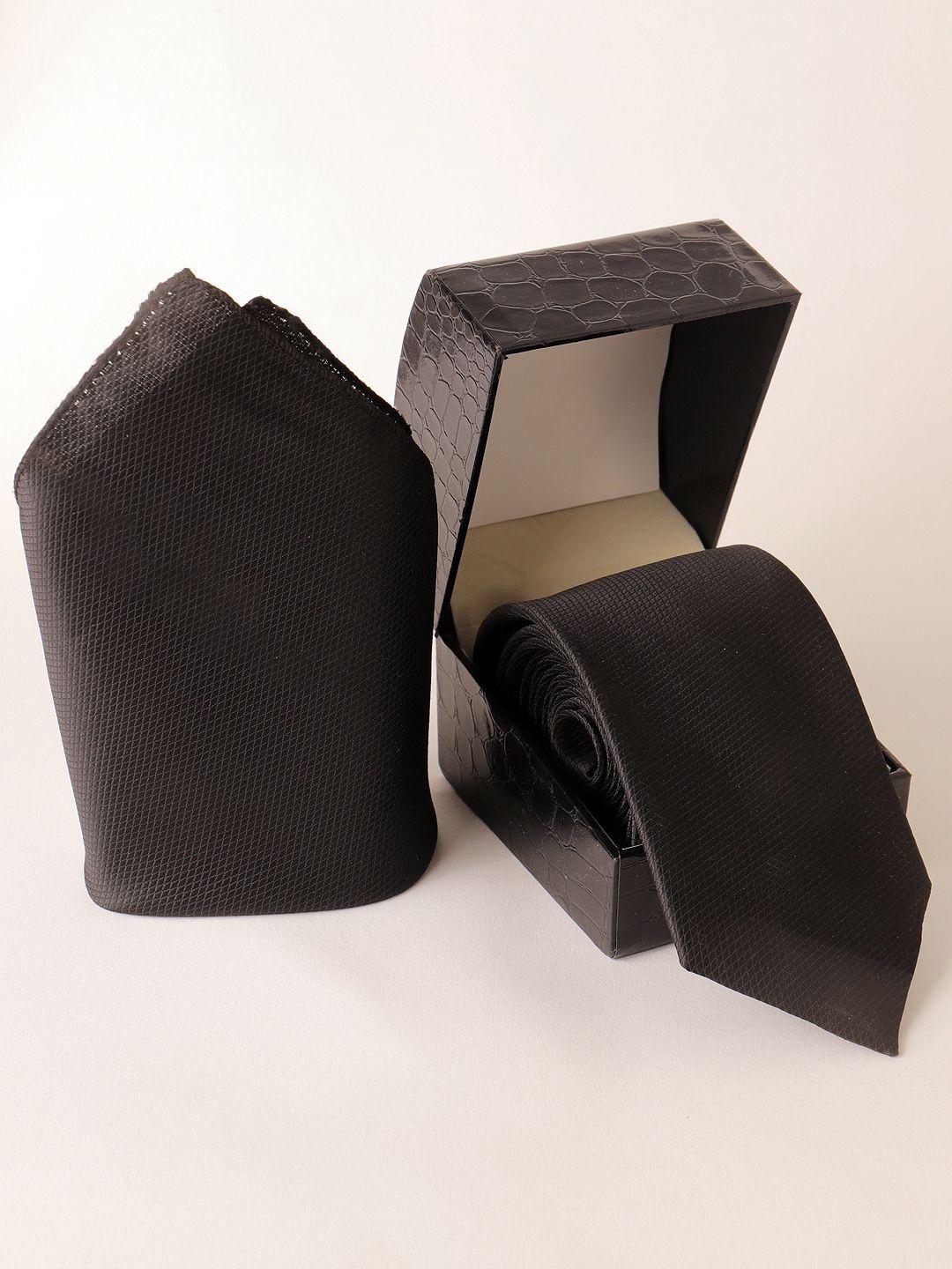 Midnight Weave Black Tie
