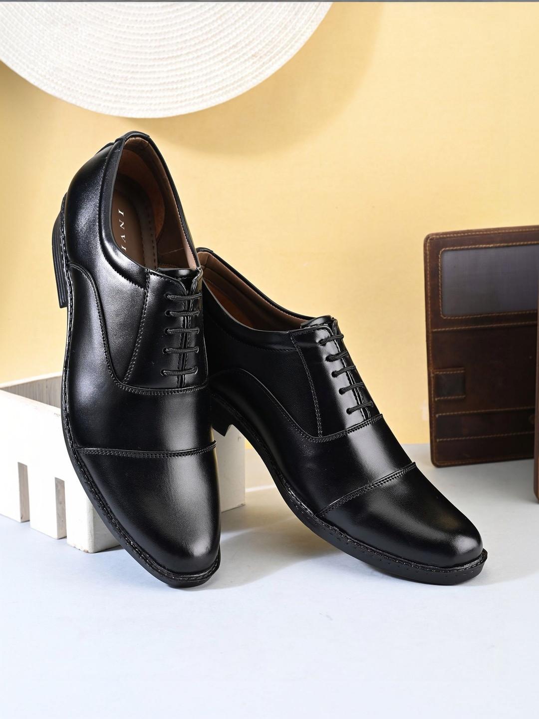 INVICTUS Men Round-Toe Formal Oxfords