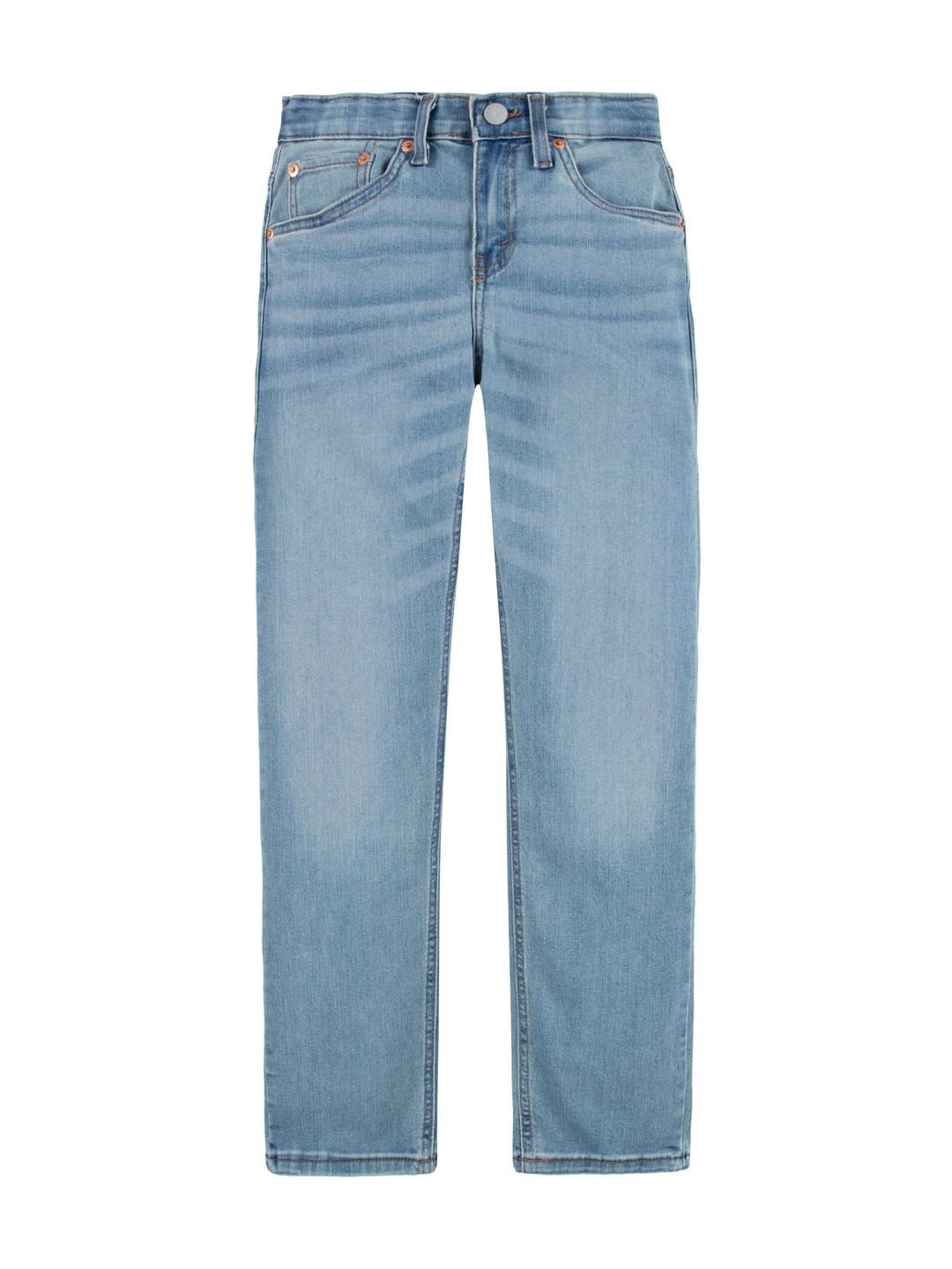 Levis Boys Straight Fit Mid-Rise Light Fade Jeans