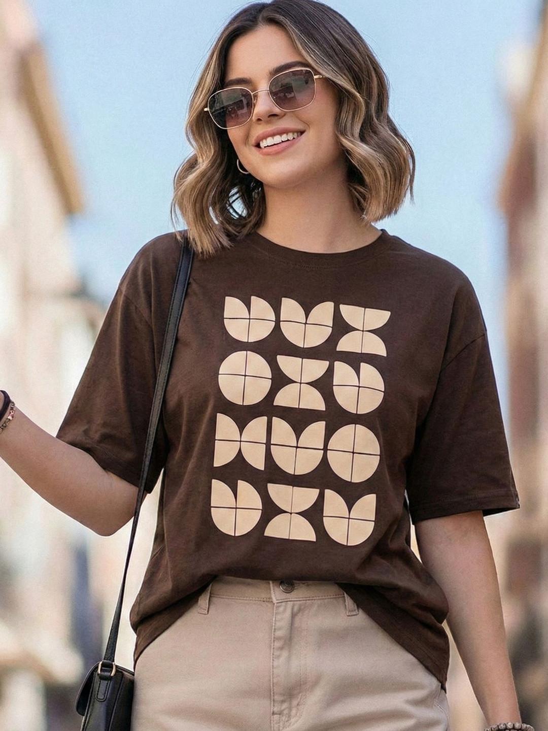 Moda Rapido Women Printed T-shirt