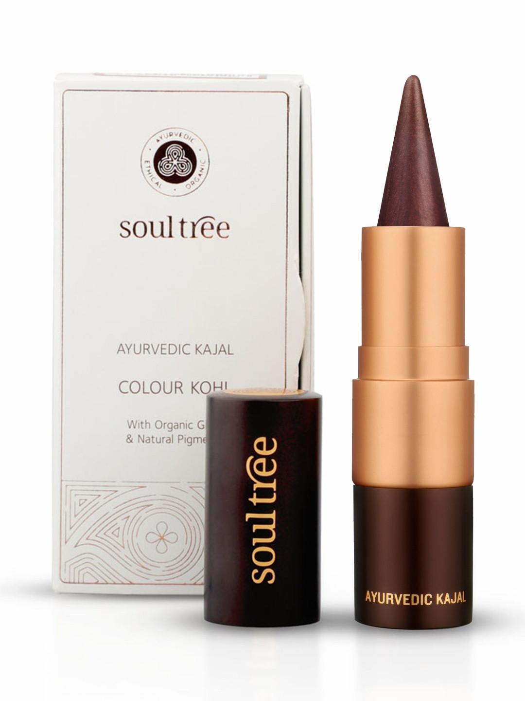 Soultree Ayurvedic Kajal Enriched With Almond Oil - Rich Loam - 3 gm