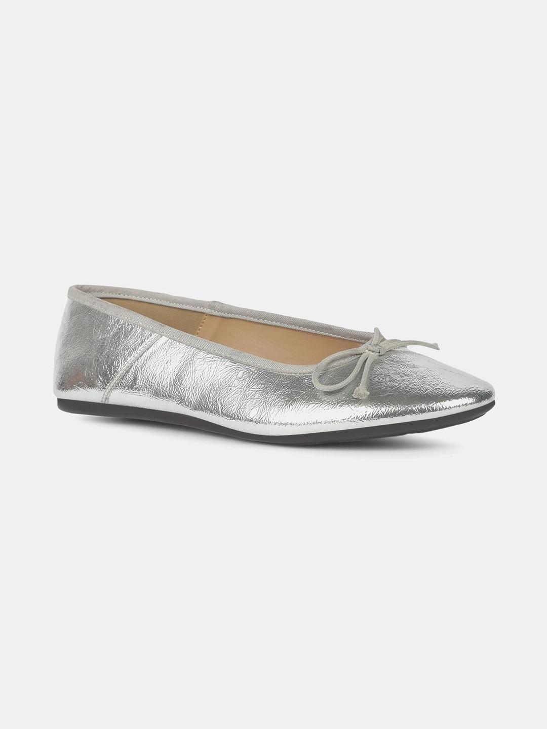 Bata Women Round Toe Lightweight Ballerinas