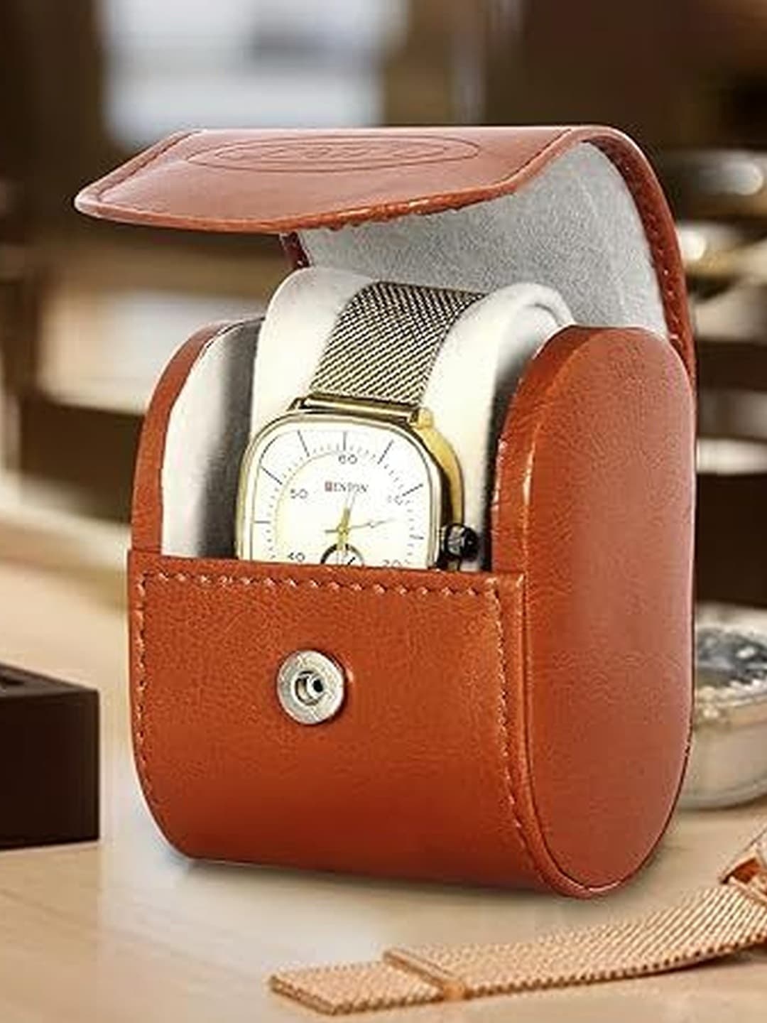 LEDO Black 1 Slot Watch Organiser