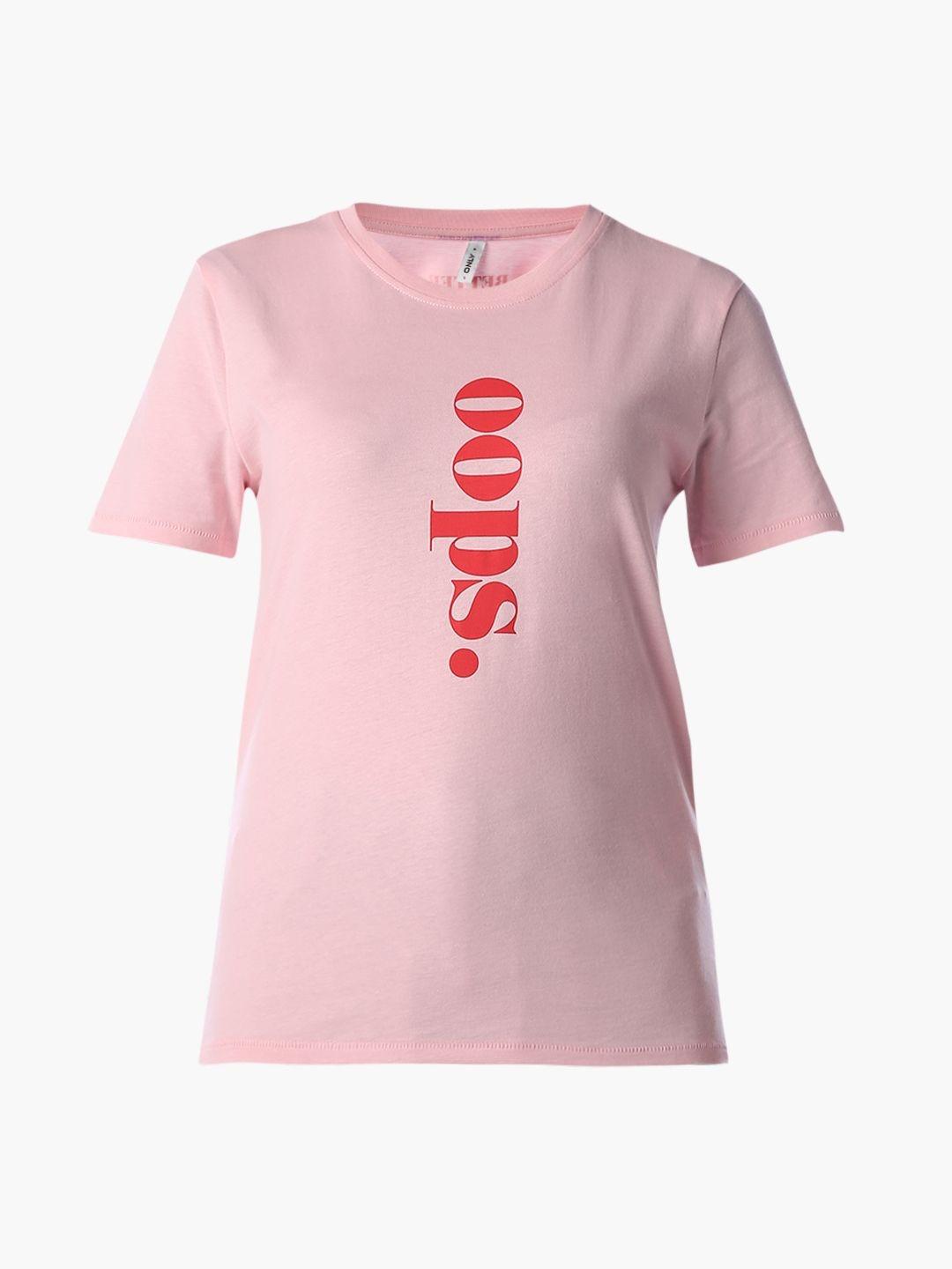 ONLY Women Typography Printed T-shirt