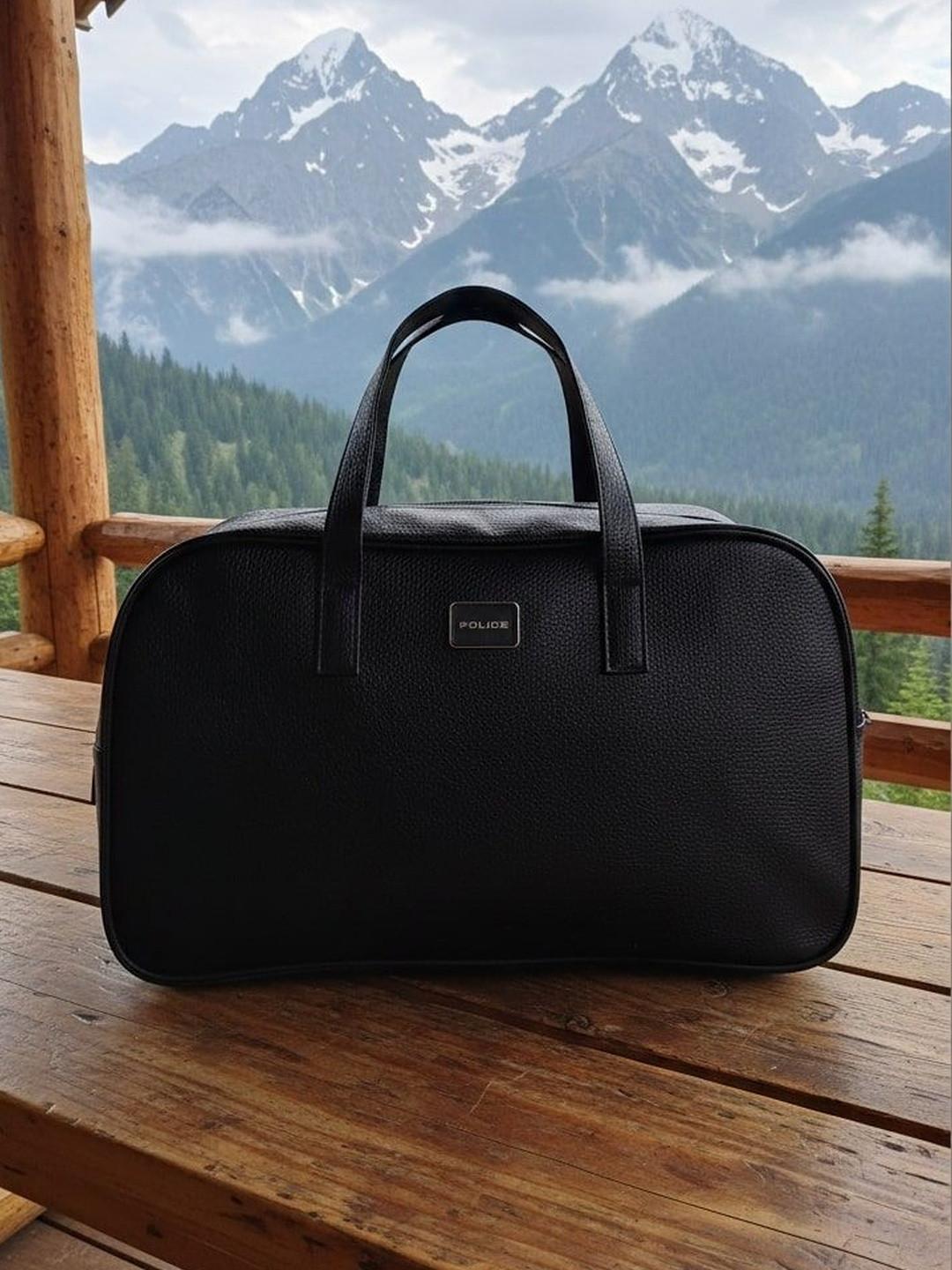 Police Textured Medium Casual Duffel Bag