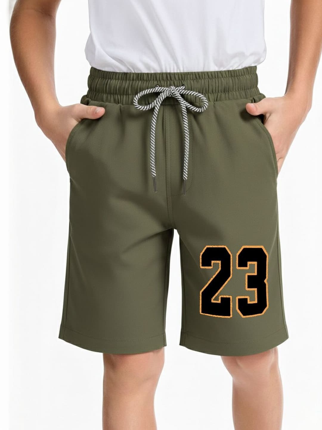 Hotfits Boys Typography Printed Training or Gym Shorts