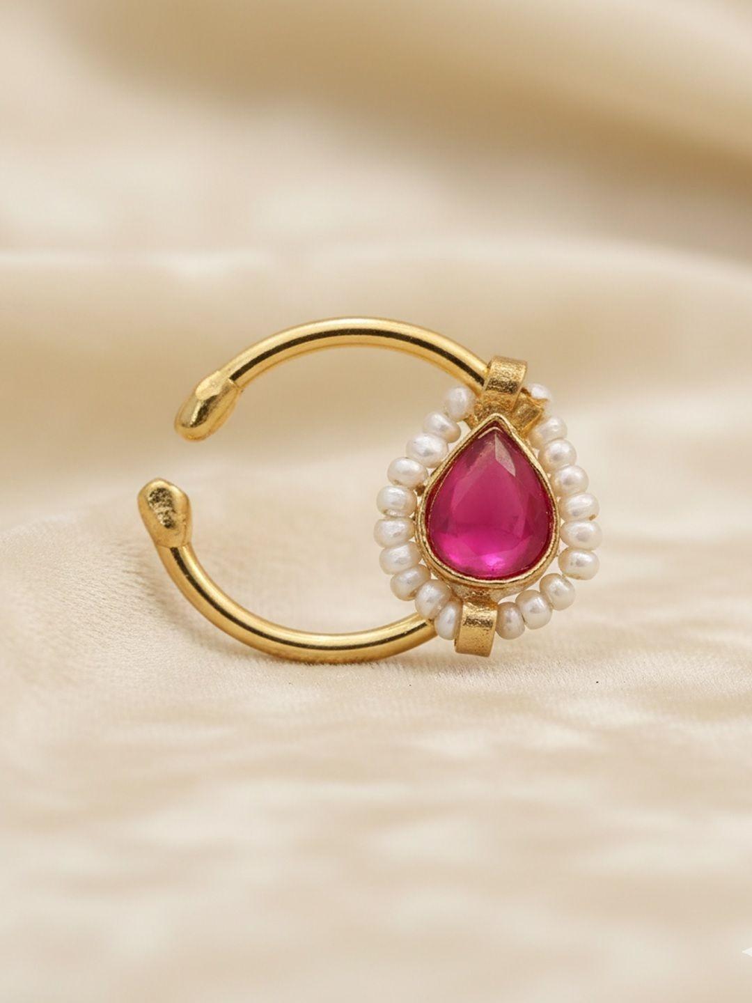 PANASH Gold-Plated Ring Nosepin