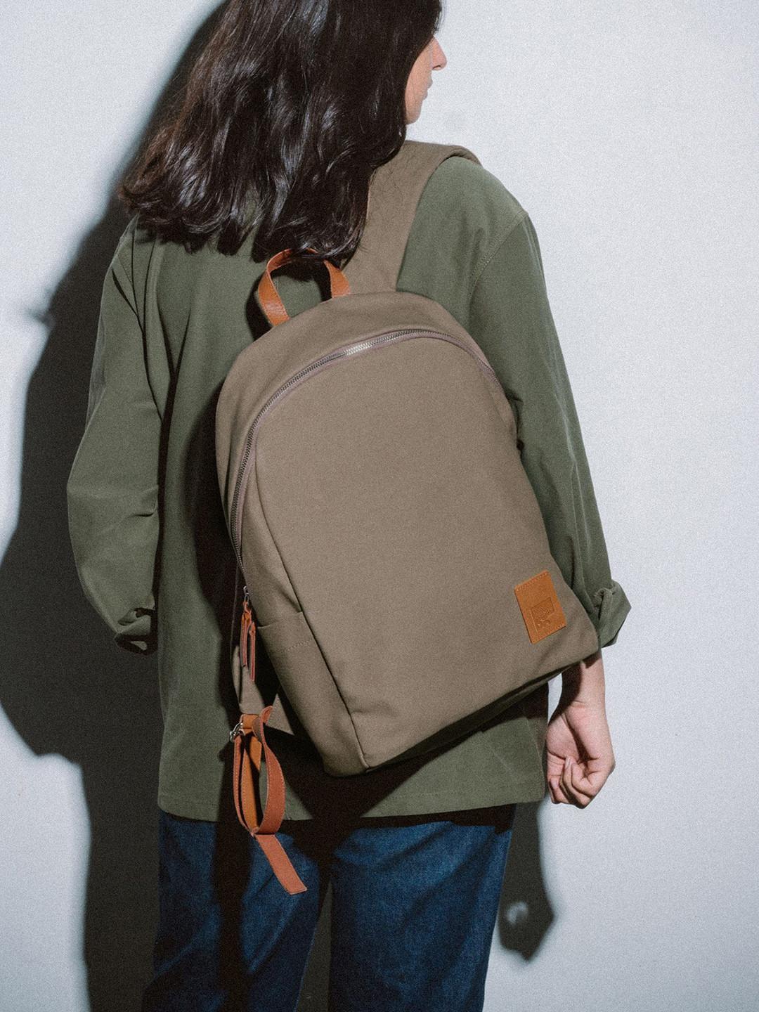 DailyObjects Beige Pedal Daypack