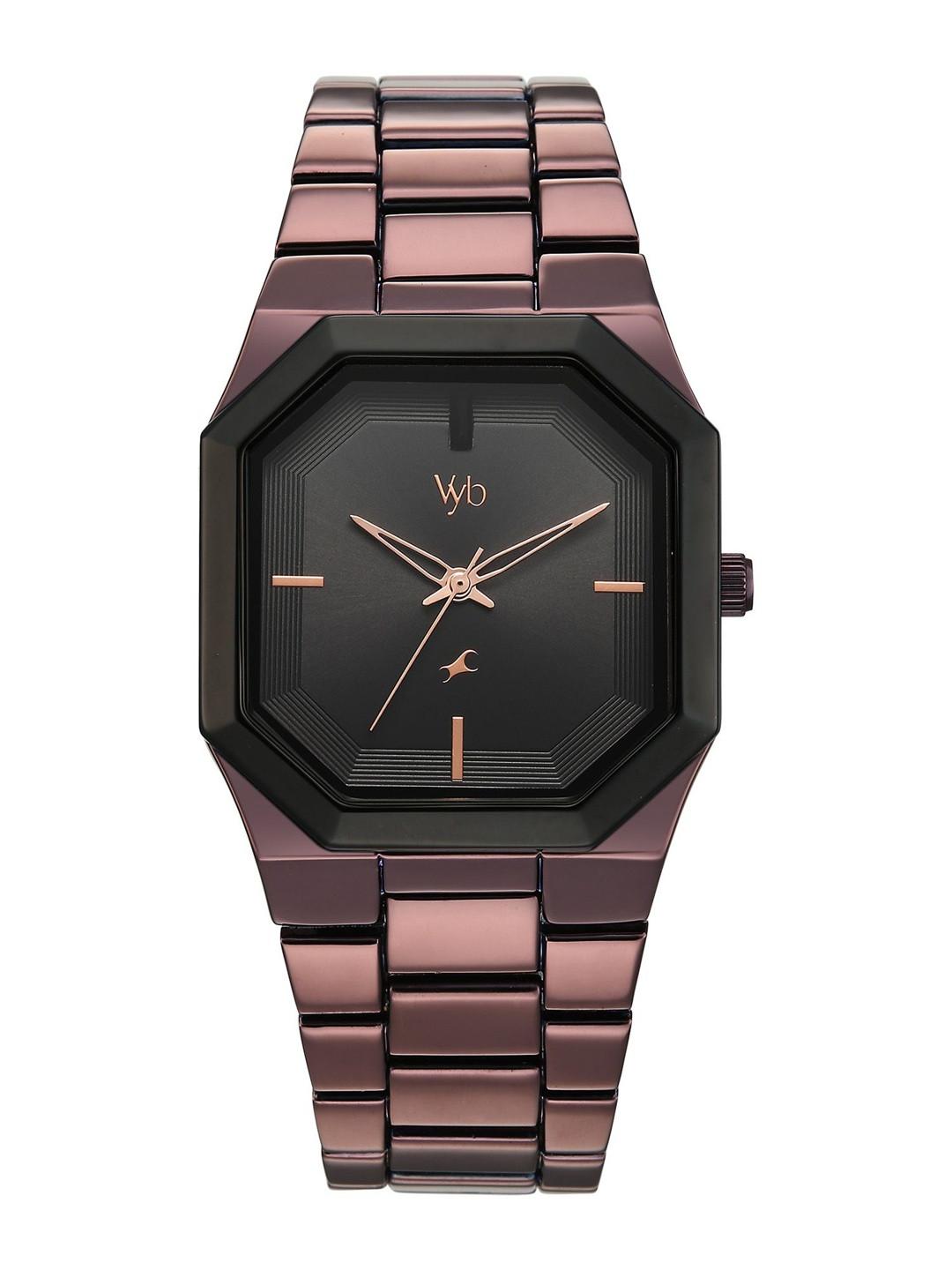 Fastrack Men Vyb Pioneer Quartz Analog Black Dial Watch - FV30048KM03W