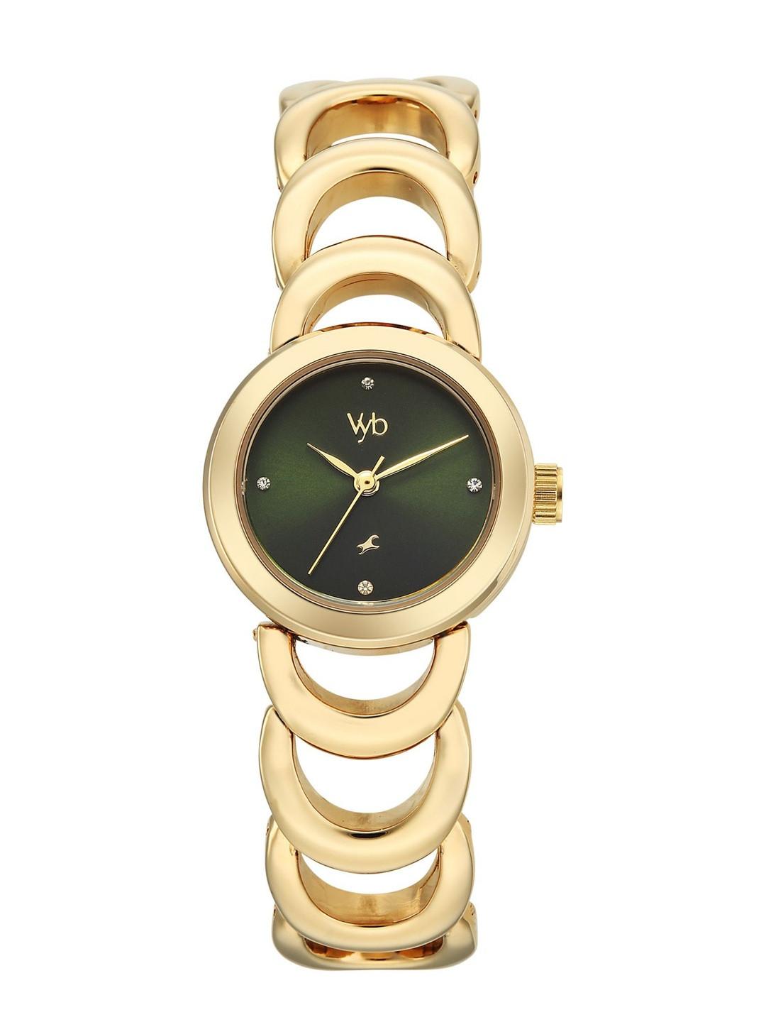 Fastrack Girls Vyb Bliss Quartz Analog Green Dial Watch - FV60131YM01W