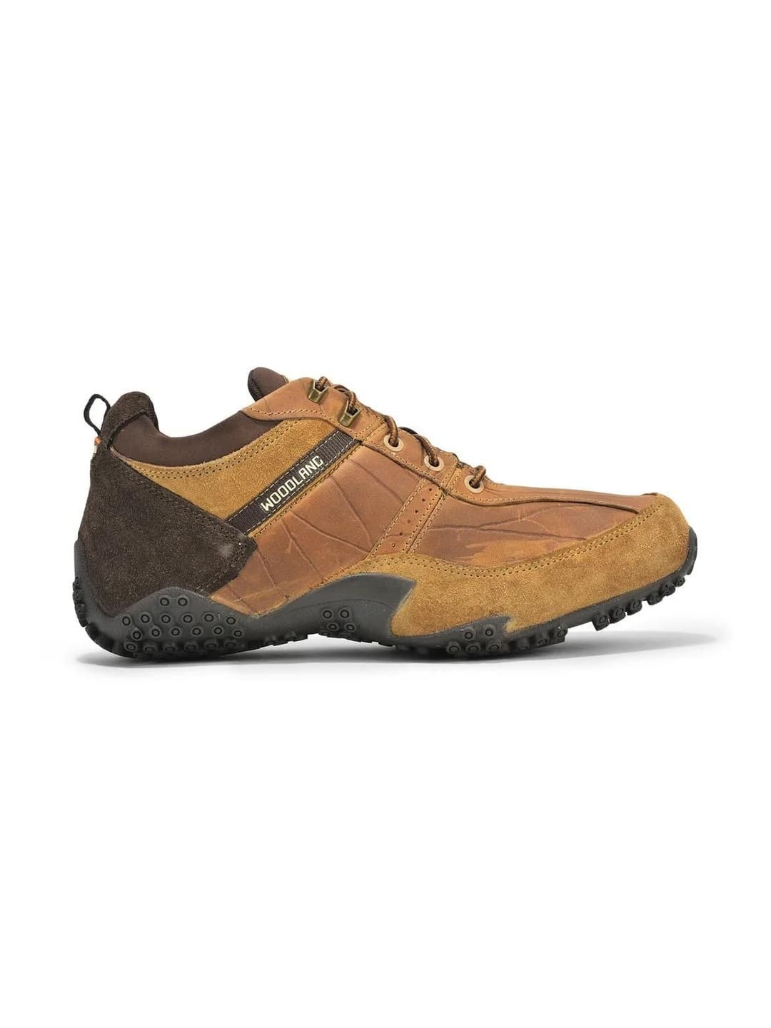 Woodland Men Textured Nubuck Sneakers
