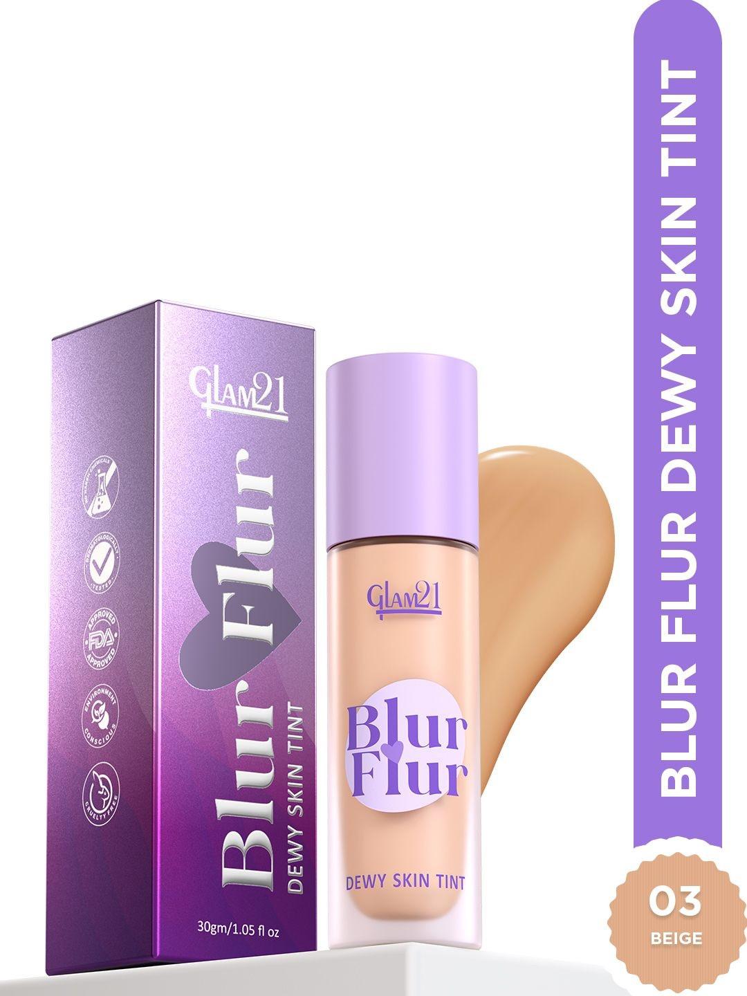 GLAM21 Blur Flur Skin Tint Foundation- 30 g- Beige