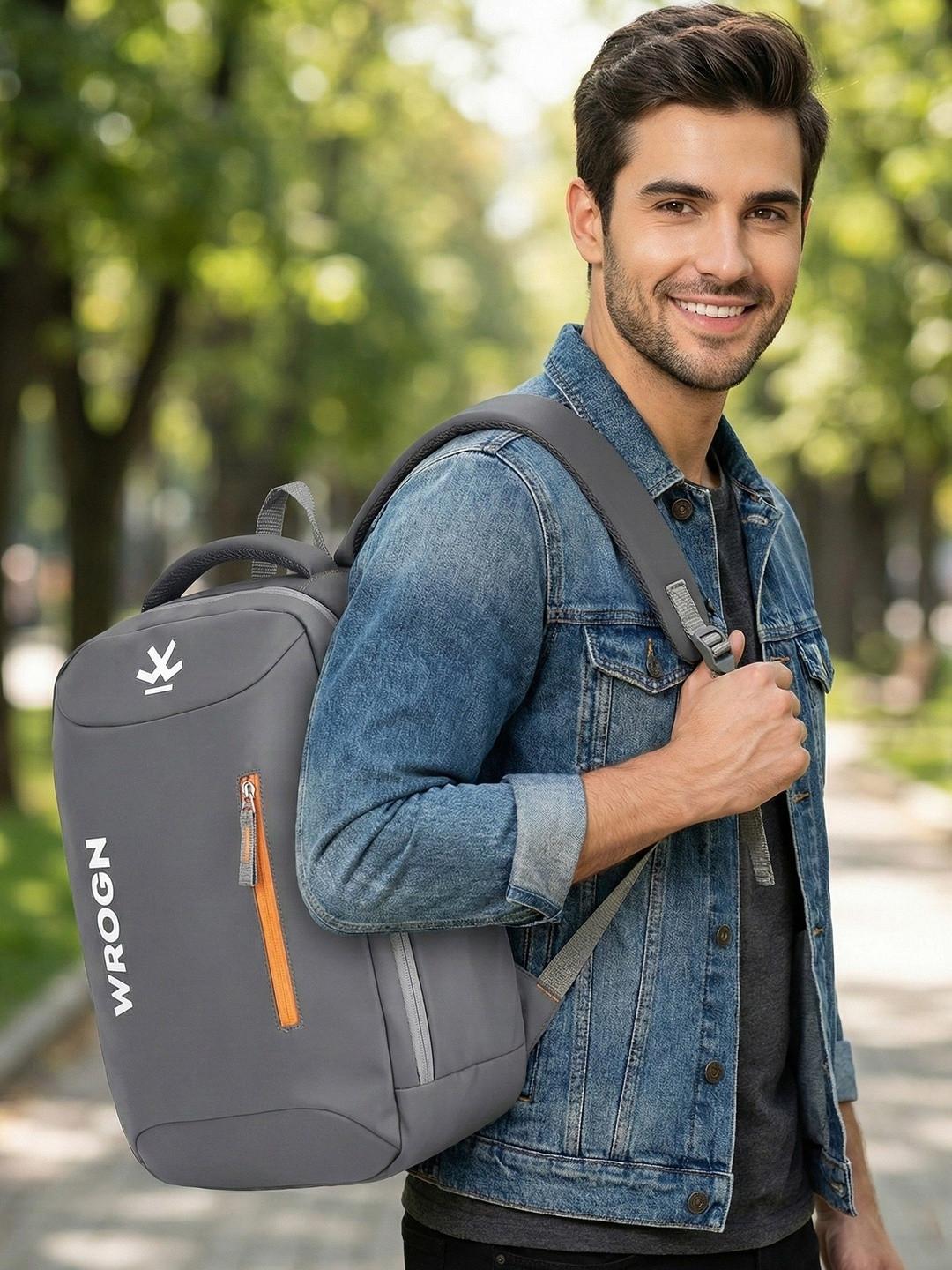 WROGN Unisex Brand Logo Backpack