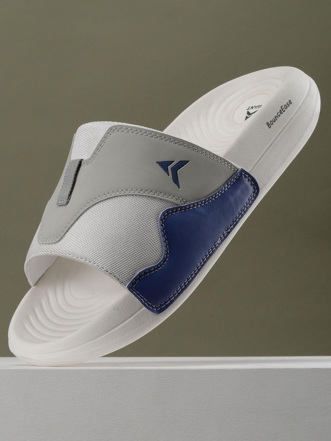 AVANT Men SoftStride Sliders - White & Blue