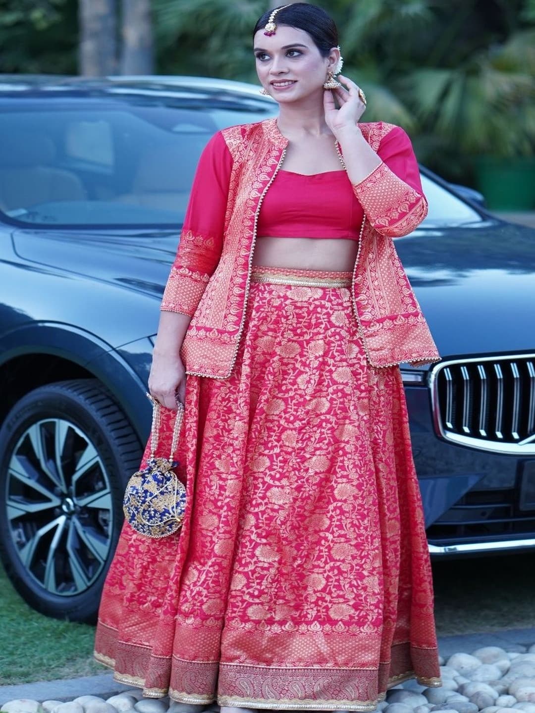 WowmaniaHandloomCollection Ready to Wear Lehenga &