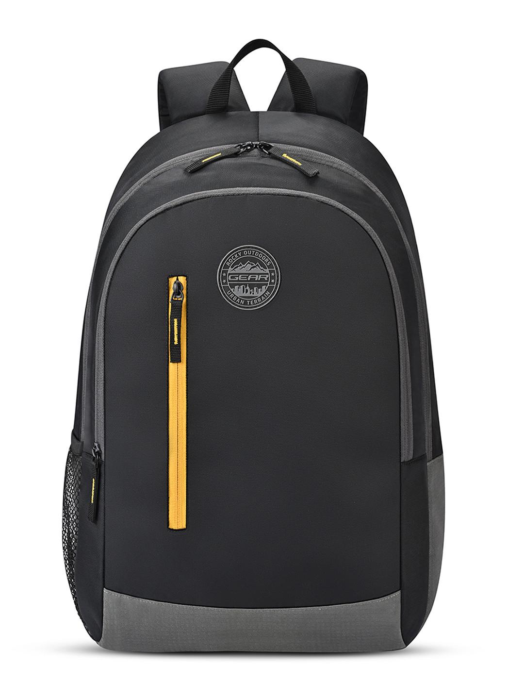Gear Unisex Black Solid Backpack