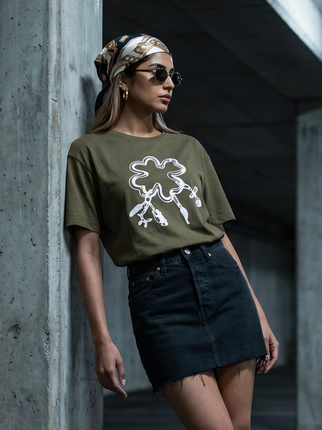 Roadster Women Printed T-shirt