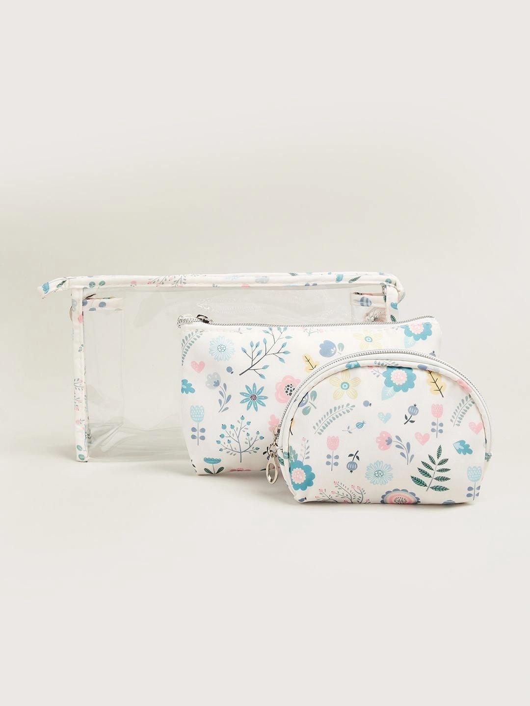 max Set of 3 Other Prints Compact Pouch Travel Accessory