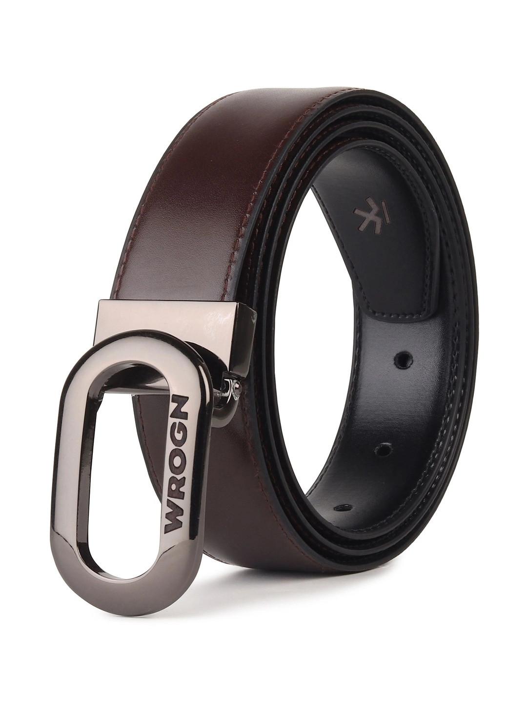WROGN Men PU Reversible Belt