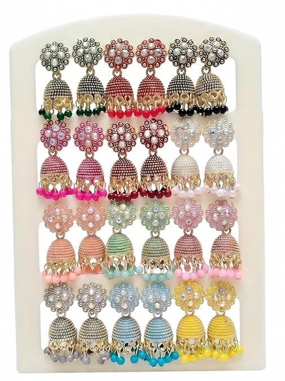 MAYTAG Circular Jhumkas Earrings