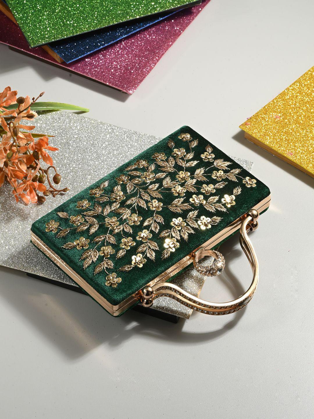 Anouk Embellished Box Clutch