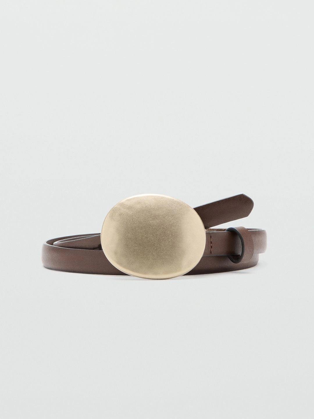 MANGO Women Leather Belt