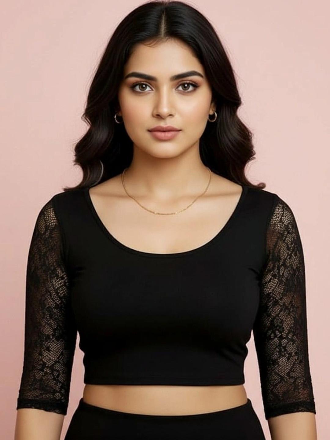 TRUNESS Solid Saree Blouse