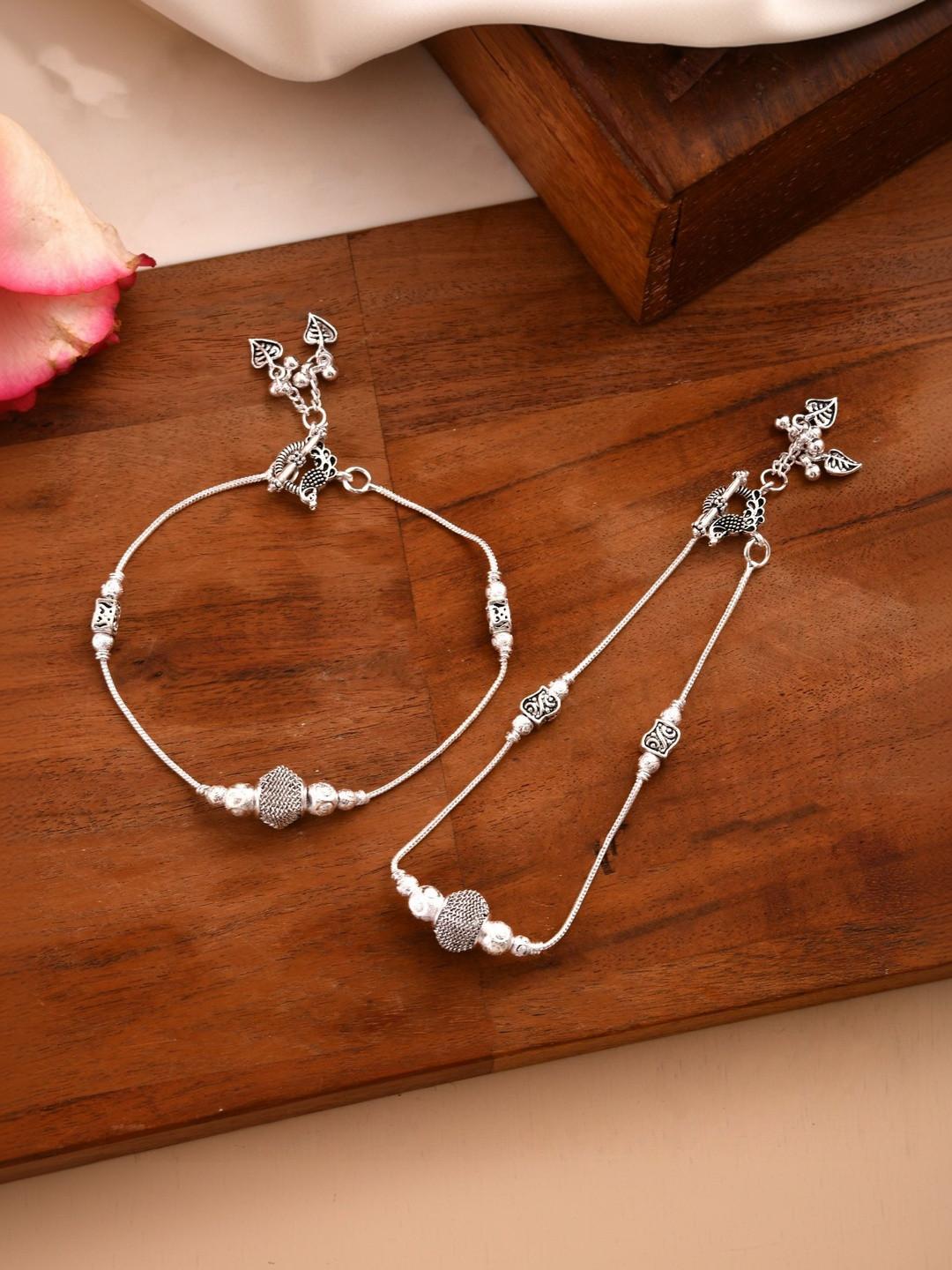 Anouk Silver-Plated Anklet