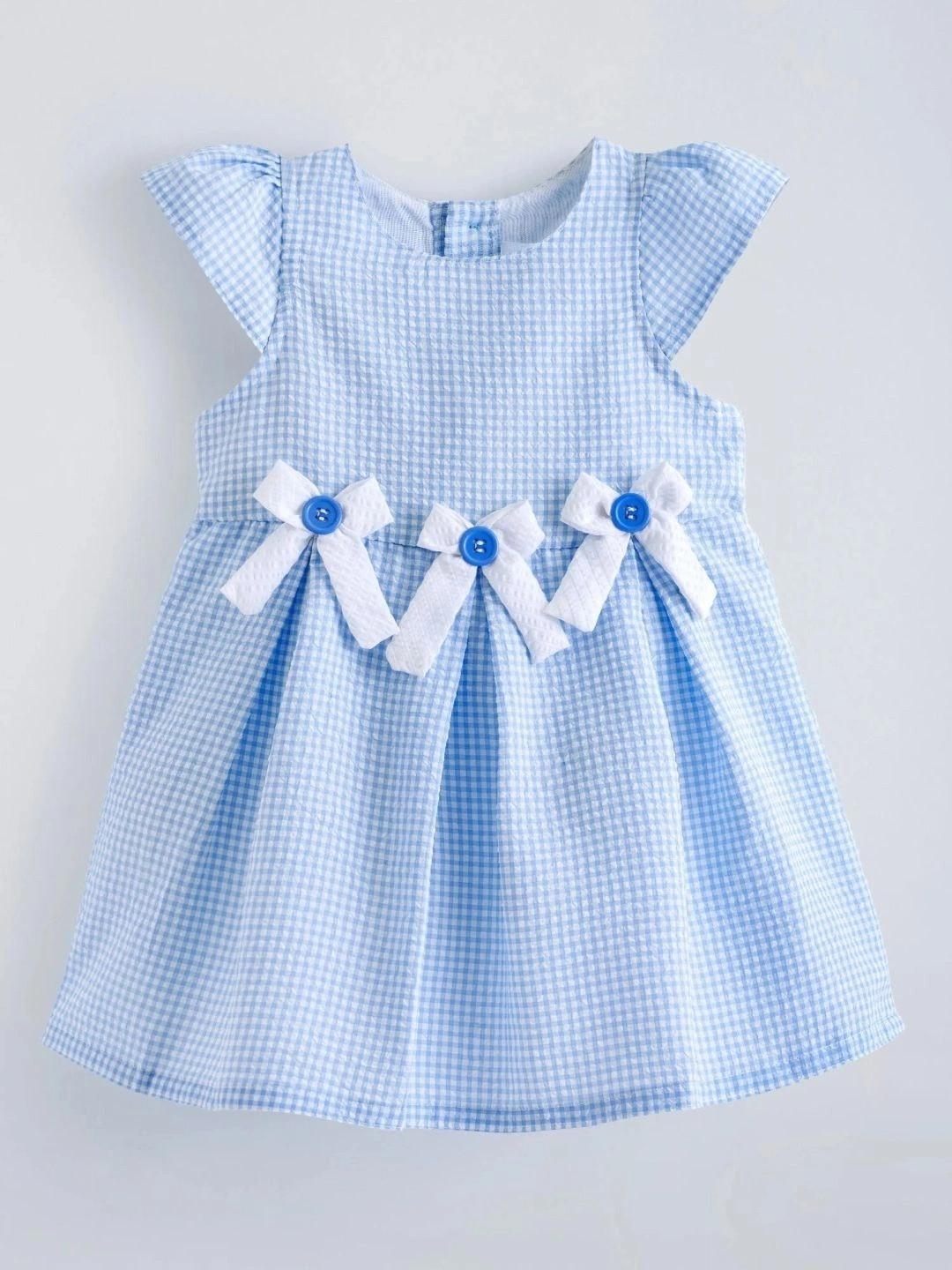 Hopscotch Checked A-Line Dress