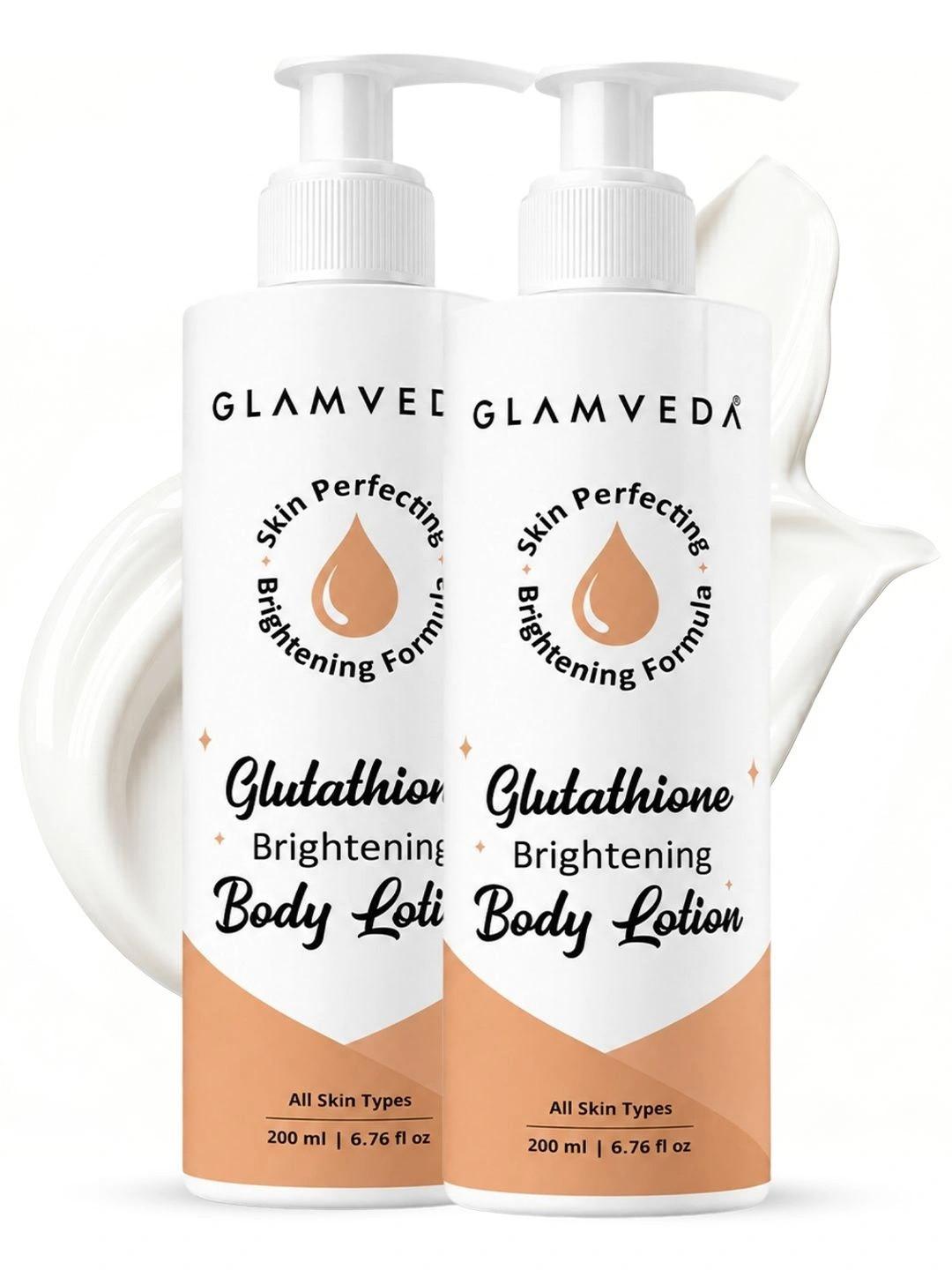GLAMVEDA Set Of 2 Glutathione Brightening Body Lotion - 200 ml Each