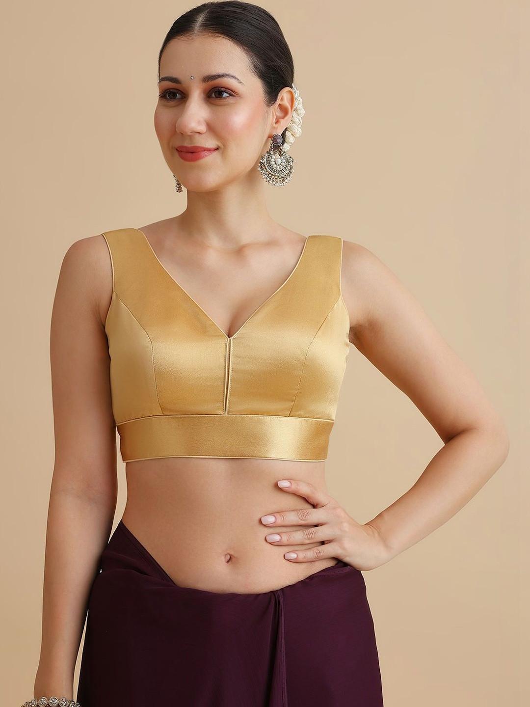Anouk Solid Saree Blouse