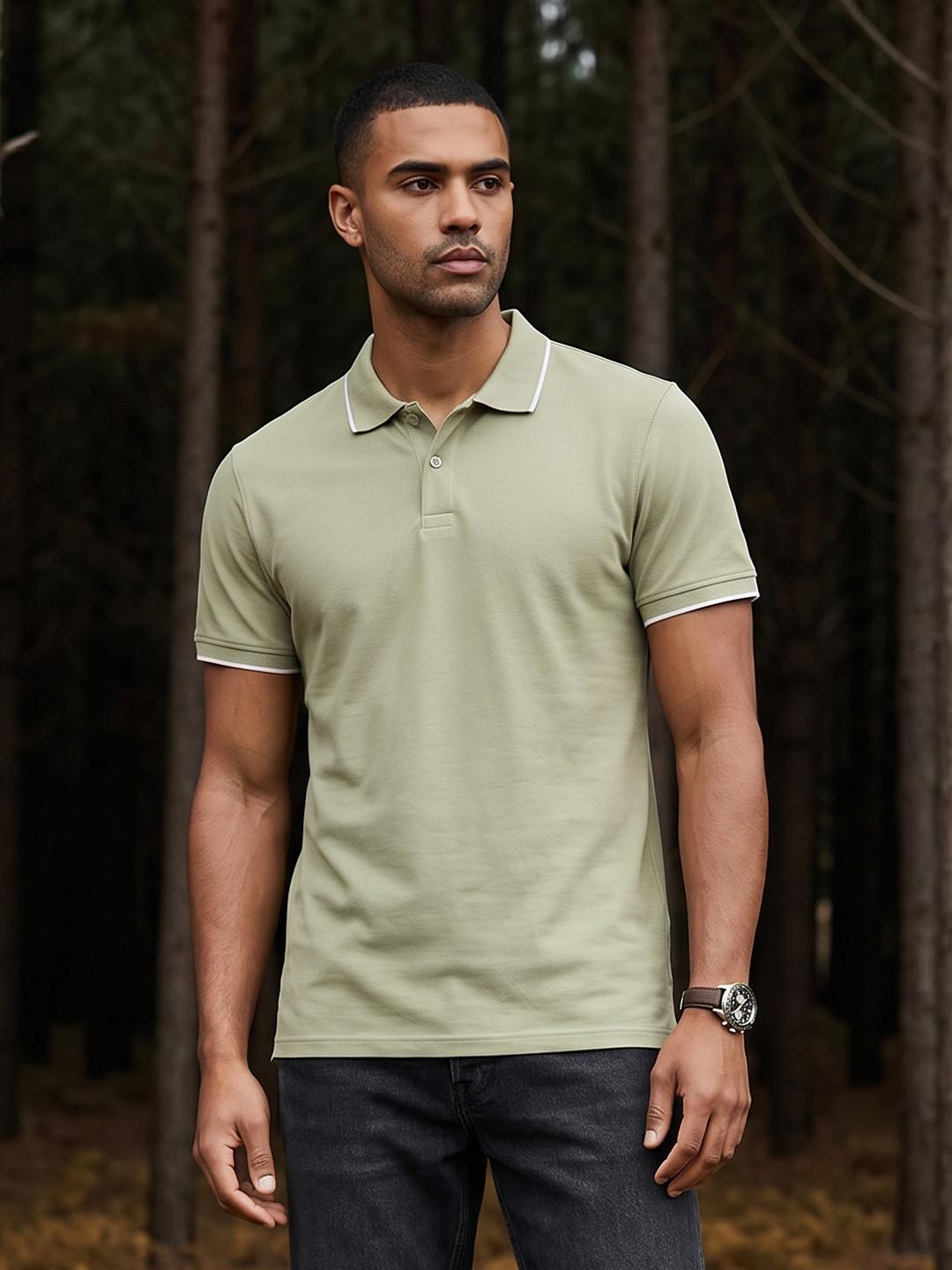The Roadster Life Co. Polo Collar Pure Cotton T-shirt