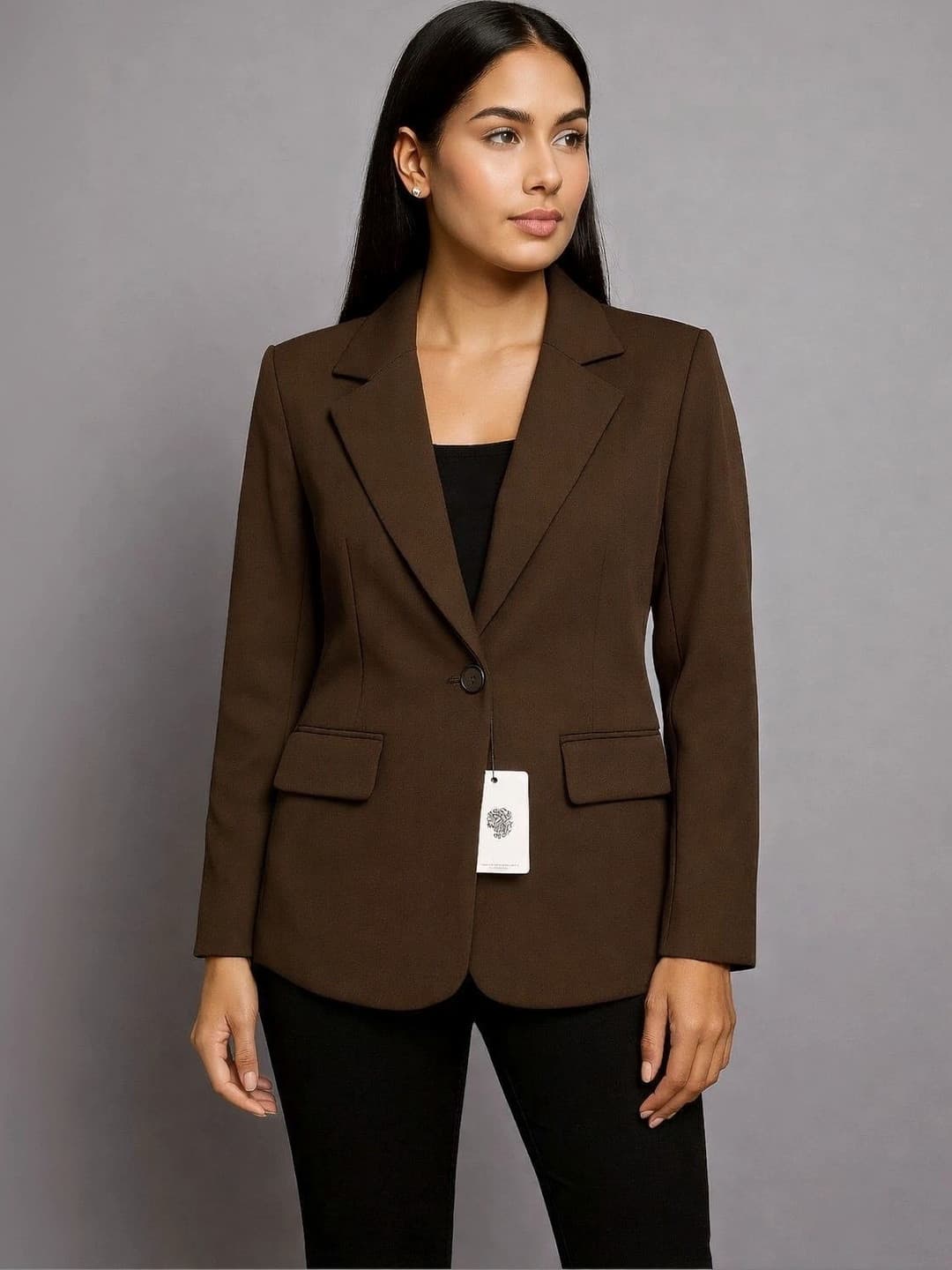 AAROMINFINITY Notched Lapel Single-Breasted Casual Blazers