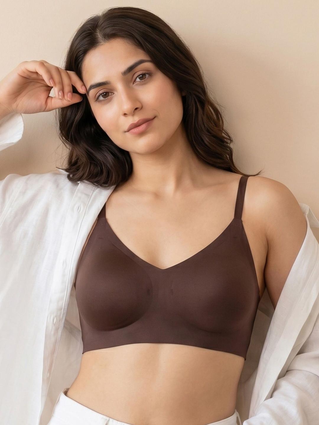Dressberry Polyamide Lightly Padded Non-wired Bonded Bra