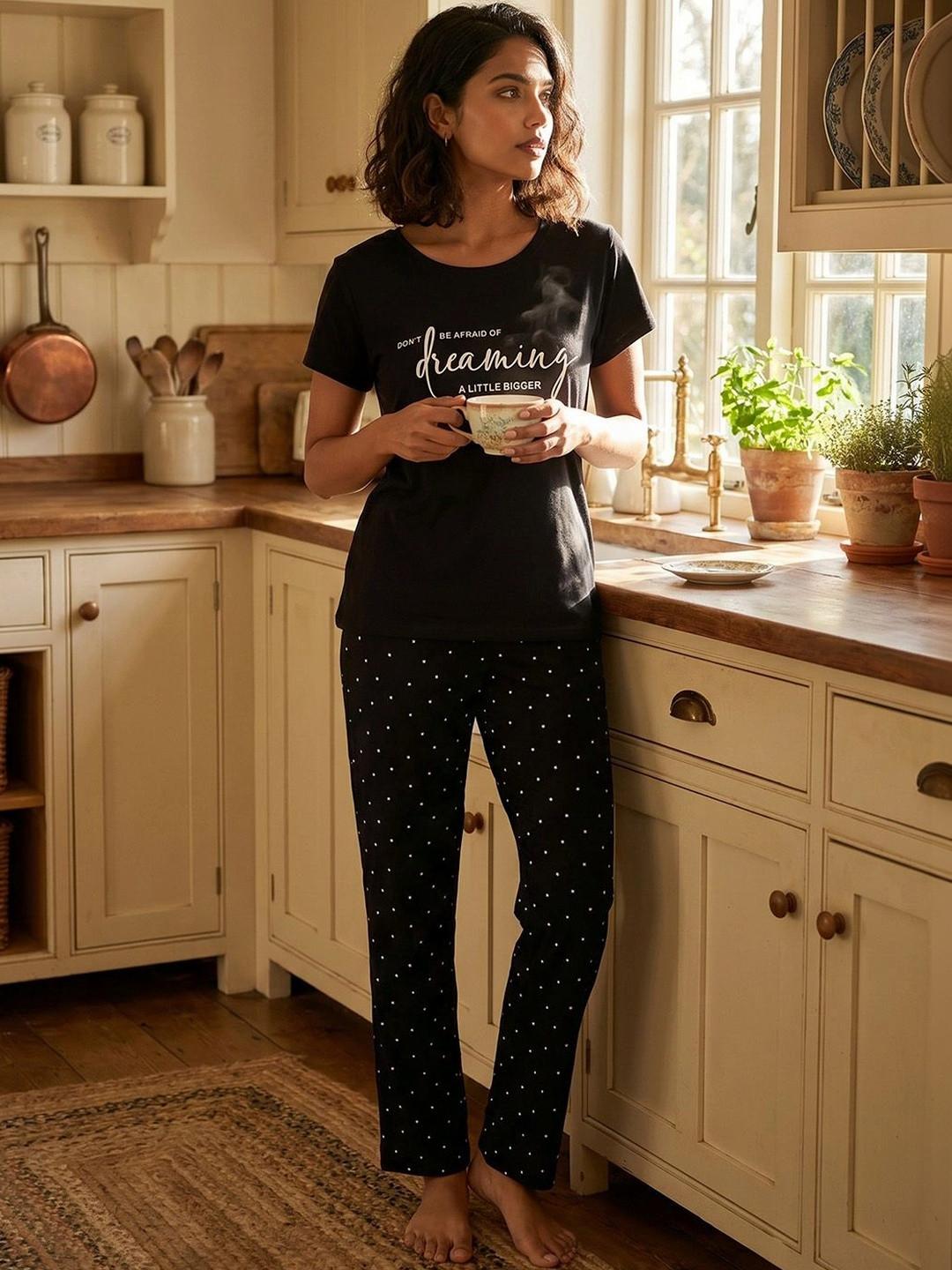 max Women Printed Pure Cotton Night suit