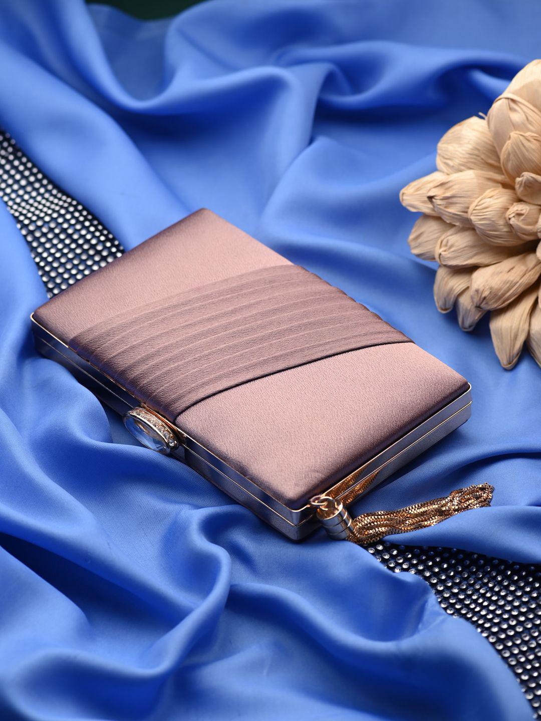 DressBerry Embellished Box Clutch