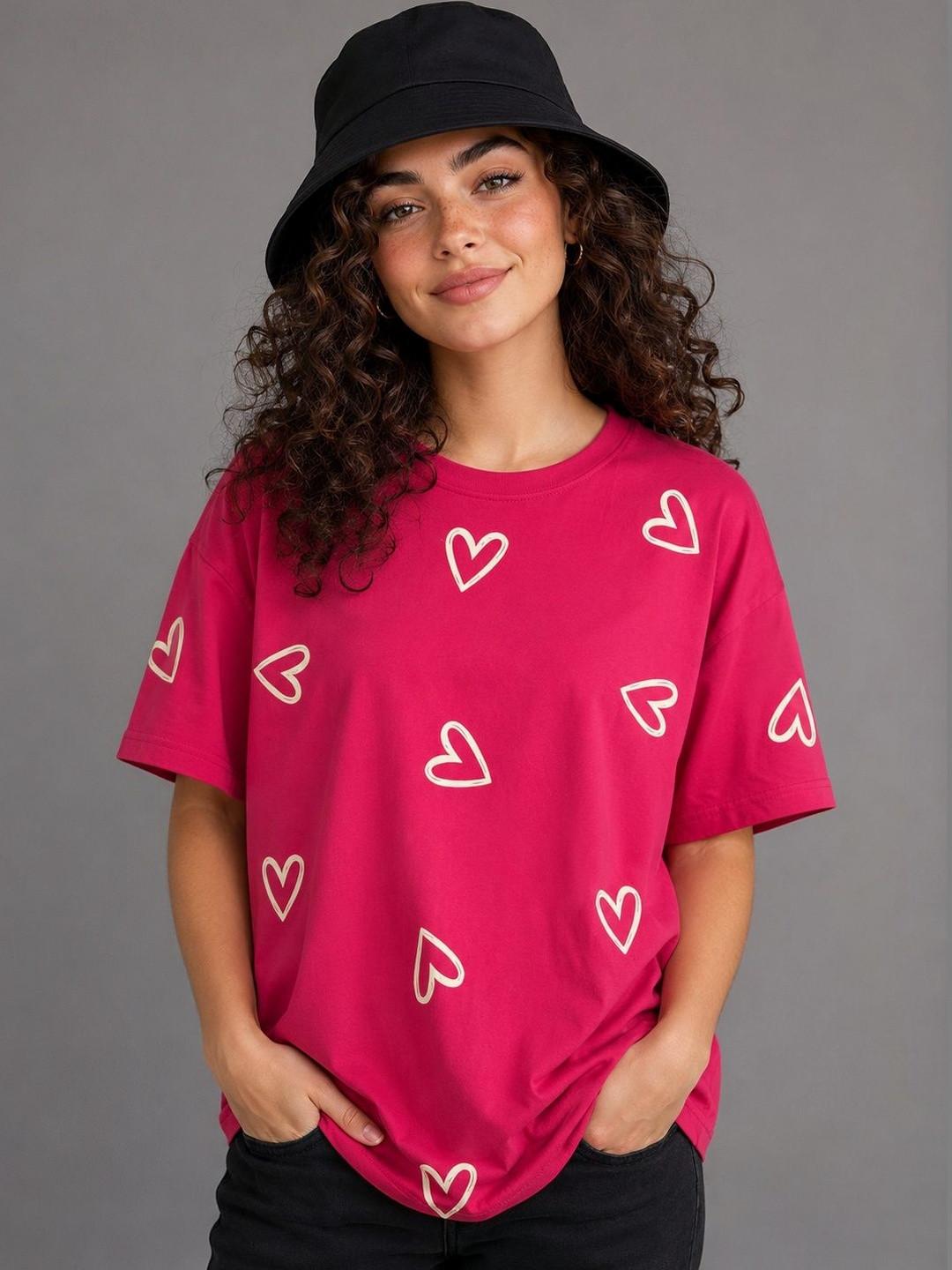 DressBerry Women Printed Bio Finish T-shirt