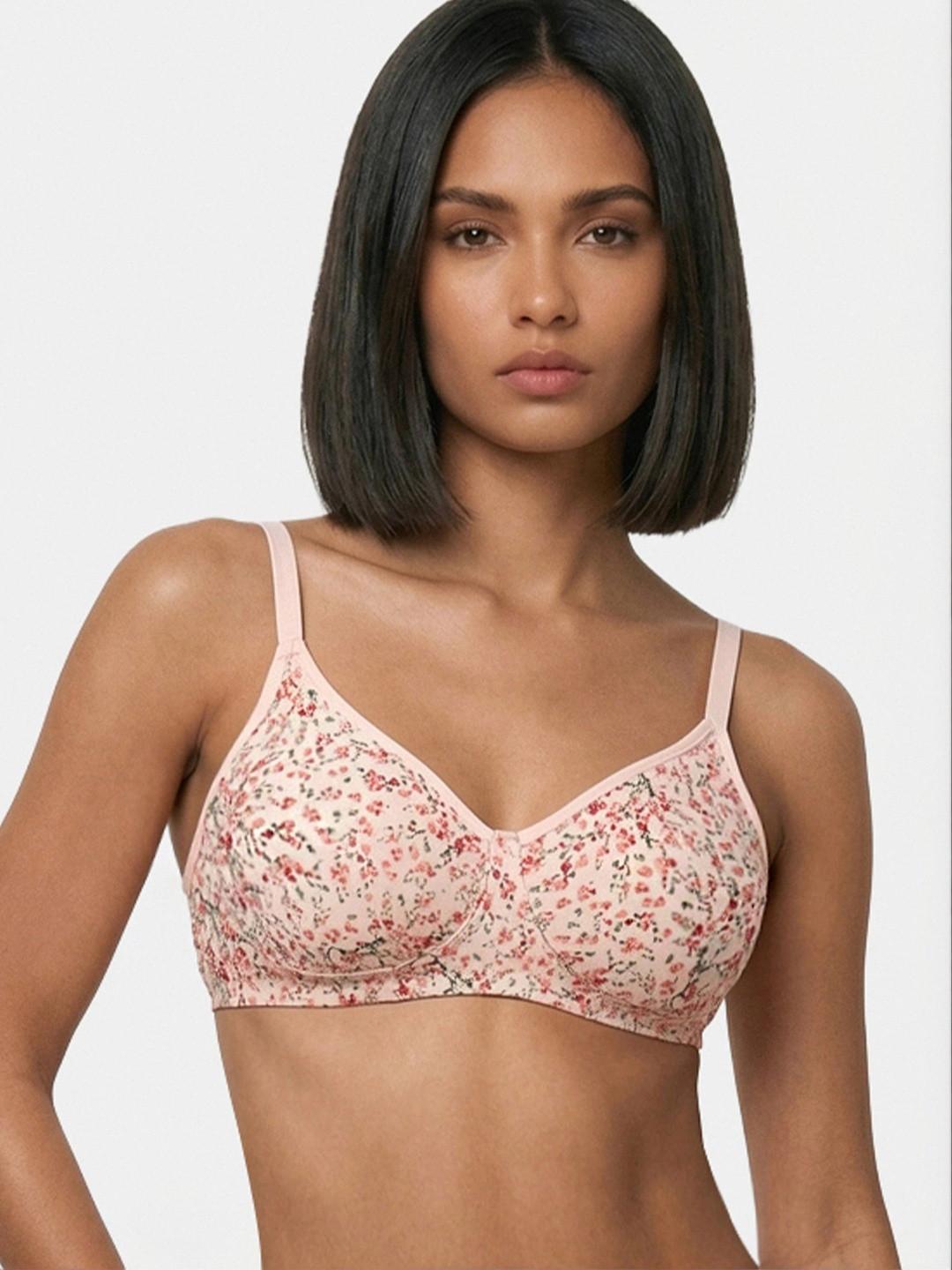 Enamor Non Padded Wirefree High Coverage Stretch Cotton Everyday Bra A042